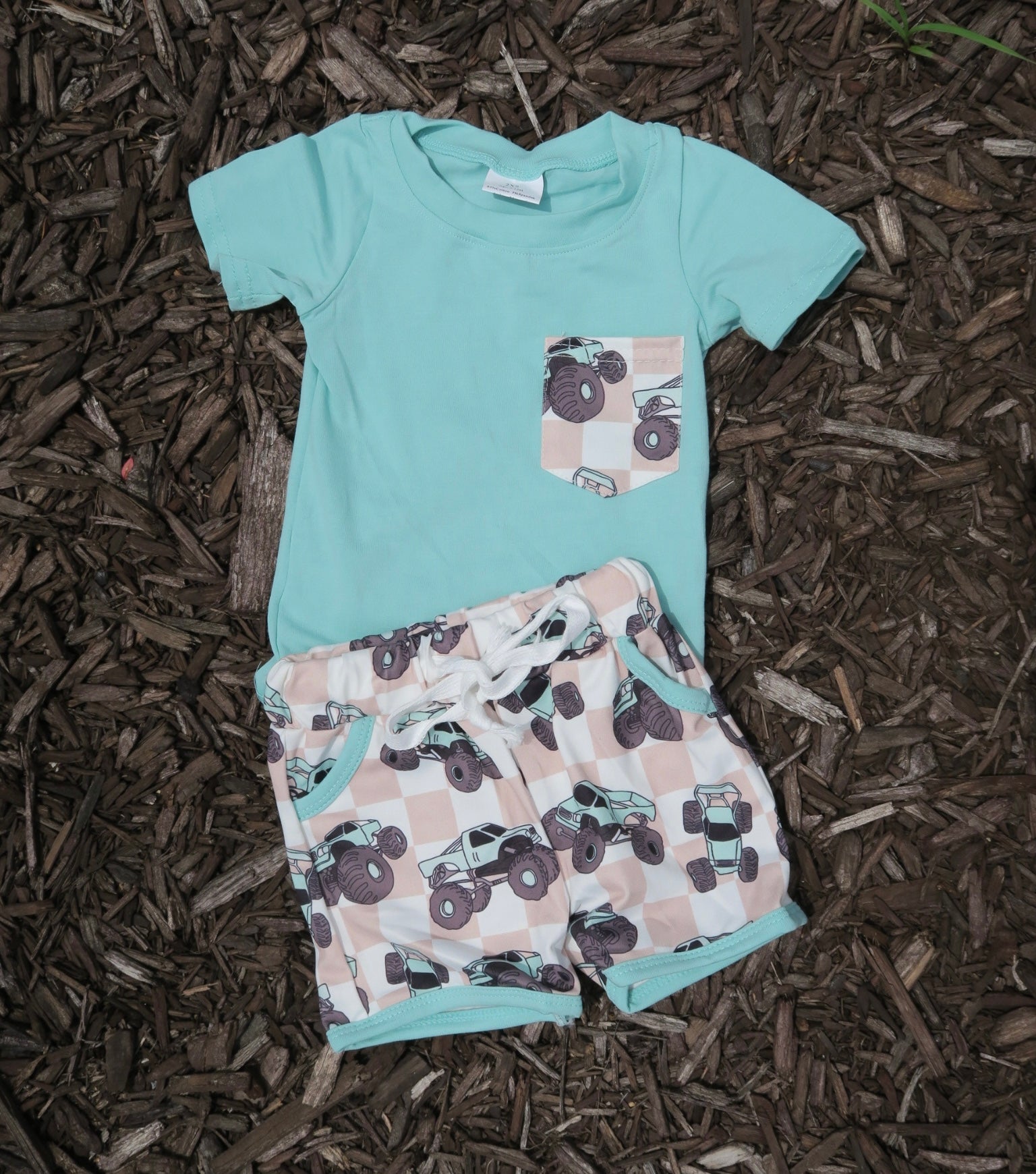 Monster Truck Short Set